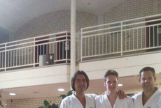 Mit Uke Andreas und Meister Hubert (Danke)
